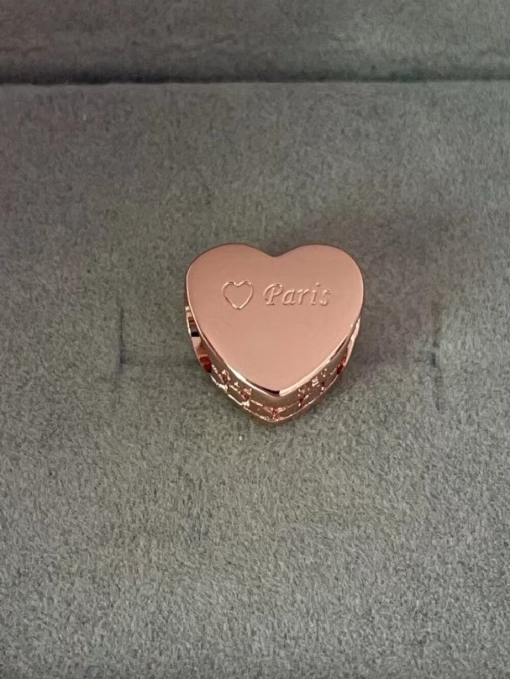 Pandora Paris Heart Charm Bead Pendant I Love Paris Charm